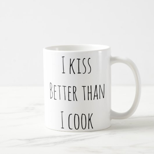 Mug Bestselling j'embrasse mieux que je fais cuire (Droite)