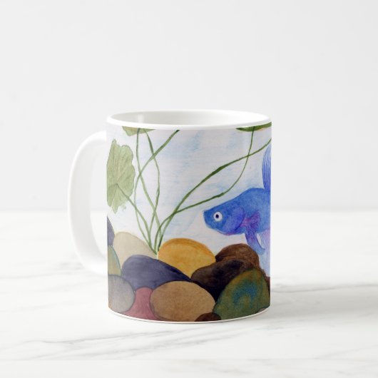 Mug Bêta bleu (Devant gauche)