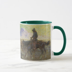 Mug Bétail d'élevage de cowboys sur la chaîne par Lon 