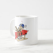 Mug BÊTE DE COYOTE™ Lance la fusée rouge (Devant gauche)