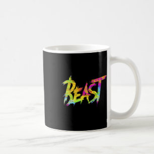 Mug Bête de gym Bodybuilding Workout Humour Tie Dye Pe