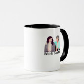 Mug Bête de travail classique (Devant droit)