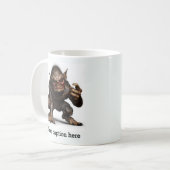 Mug Bête intérieure déchaînée tôt le matin (Devant gauche)