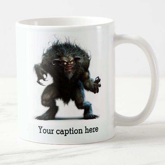 Mug Bête intérieure déchaînée tôt le matin