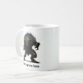 Mug Bête intérieure déchaînée tôt le matin (Devant gauche)