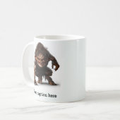 Mug Bête intérieure déchaînée tôt le matin (Devant gauche)