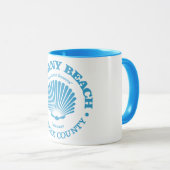 Mug Bethany Beach (coquillage) (Devant droit)