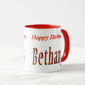 Mug Bethany Girls Nom Logo (Devant droit)