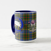 Mug Bethune Clan Badge & Tartan (Devant gauche)