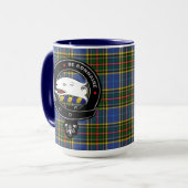 Mug Bethune Clan Badge & Tartan (Devant gauche)