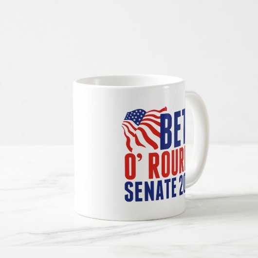 Mug Beto O'Rourke pour le Sénat 2018 (Devant droit)