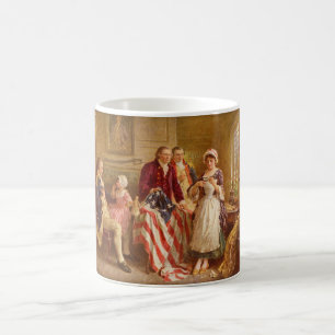 Mug Betsy Ross, 1777 (Histoire américaine) (Patriote a