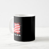 Mug Betsy Ross Flag Don't Tread Patriot On Me  (Devant gauche)