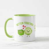 Mug BETTER TOGETHER Cute Cabbage Valentine Couples (Gauche)