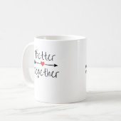 Mug Better Together Modern Aesthetic  (Devant gauche)