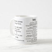 Mug Betty, l'origine et la signification et votre (Devant gauche)