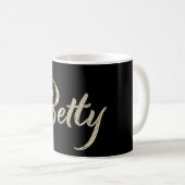 Mug Betty white gold (Devant droit)