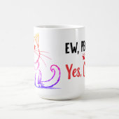 Mug Beurk les gens Oui les chats (Centre)