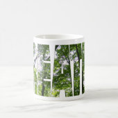 Mug Beurre à café blanc classique "Pensez à PAIER" (Centre)