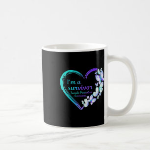 Mug Beurre Coeur Je Suis Survivant Suicide Prévention