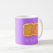 Mug Beurre D'Arachide Et Jelly De Fraise (Devant droit)