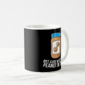 Mug Beurre D'Arachide Jar Juste Un Garçon Qui Aime L'A (Devant droit)