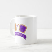 Mug Beurre d'arachide mignonne et gelée (Devant gauche)