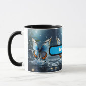 Mug Beurre de café de la natation (Gauche)