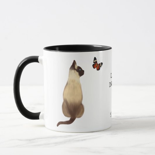 Mug Beurre de chat siamois (Gauche)