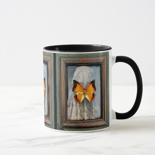 Mug Beurre de papillon à bordure noire NV2 (Droite)