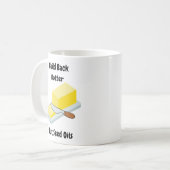 Mug Beurre de retour - Fermer les huiles de semence -  (Devant gauche)