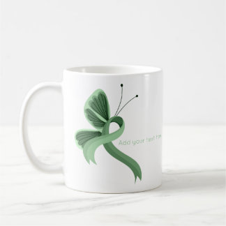 Mug Beurre-papillon léger de sensibilisation au vert