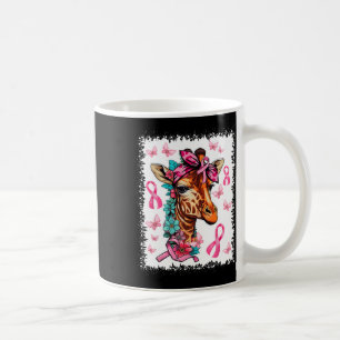 Mug Beurre rose Ruban Floral Cancer du sein de la flor