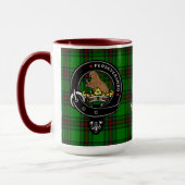 Mug Beveridge Clan Badge & Tartan (Gauche)