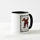 Mug Beware of Dog "Cave Canem" Greco-Roman Image (Devant droit)