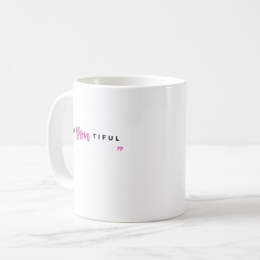 Mug "BeYouTiful" (Devant gauche)