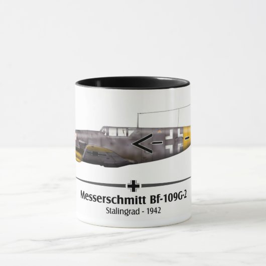 Mug Bf-109G-2 - Luftwaffe - Stalingrad Battle - 1942 (Centre)