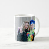 Mug BFF personnalisé moderne meilleur ami Script photo (Devant droit)