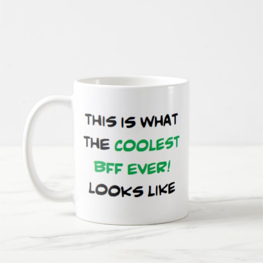 Mug bff, plus cool (Gauche)
