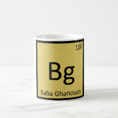 Mug Bg - Baba Ghanoush Chimie Symbole d'apéritif (Centre)