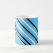 Mug BG Stripes Motif étroit blanc & noir + backgr. (Centre)