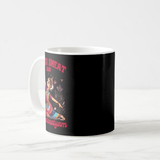 Mug Bharatanatyam Dansant Sang Indien Une Sueur Et Bha (Devant gauche)