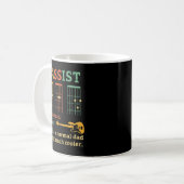 Mug Bhelp Dad - Cordes de guitare - Ide cadeau de Fête (Devant gauche)