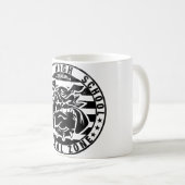 Mug BHS Bulldogs (patiné - noir) (Devant droit)