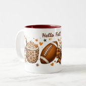Mug bi-ton Hello automne (Devant gauche)