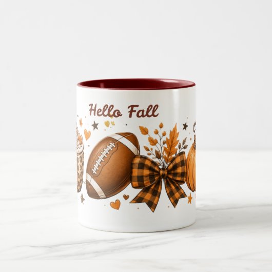 Mug bi-ton Hello automne (Centre)