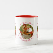 Mug bi-ton rouge Renne Danseur (Centre)