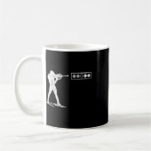 Mug Biathlet À La Plage De Tir (Gauche)