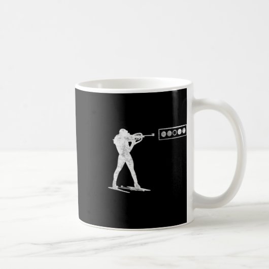 Mug Biathlet À La Plage De Tir (Droite)