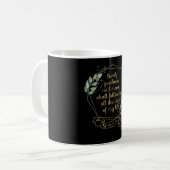 Mug Bible chrétien Citation Verse Psaume 23 6 (Devant gauche)